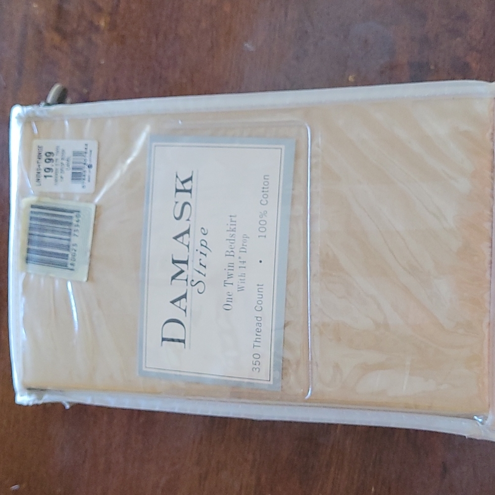 Gold Twin Bedskirt